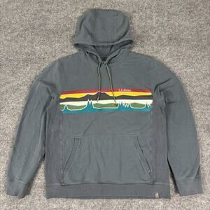 LL Bean Sweatshirt Mens Medium Hoodie Slightly Fitted
